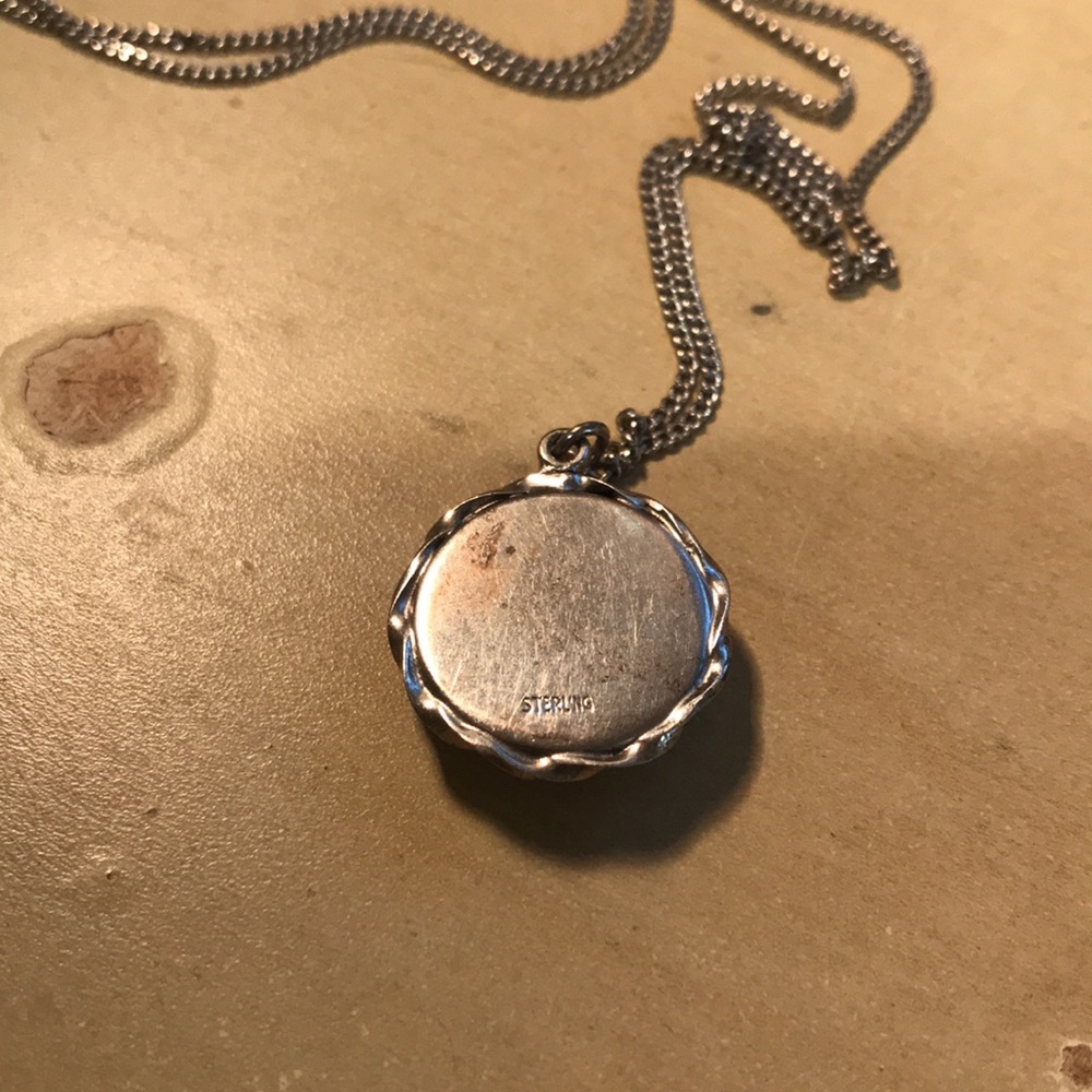 vintage Sterling silver Scorpio pendant necklace - Picture 2 of 7